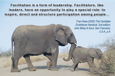 Facilitation is a form of leadership.
